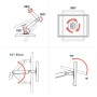 Ergotron LX Series 45-245-026 supporto da tavolo per Tv a schermo piatto 68,6 cm (27") Morsa/Bullone di ancoraggio  (45-245-026)