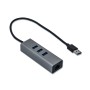 i-tec Metal U3METALG3HUB hub di interfaccia USB 3.2 Gen 1 (3.1 Gen 1) Type-A 5000 Mbit/s Grigio (U3METALG3HUB)