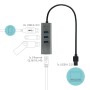 i-tec Metal U3METALG3HUB hub di interfaccia USB 3.2 Gen 1 (3.1 Gen 1) Type-A 5000 Mbit/s Grigio (U3METALG3HUB)