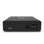 Hamlet Box esterno USB 3.0 per Hard Disk SATA 2,5 velocità di trasferimento fino a 5Gbps (HXD35TCU31)
