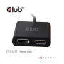 CLUB3D USB3.2 Gen1 Type A to DisplayPort™1.2 Dual Monitor 4K60Hz Video Splitter (CSV-1477)