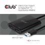 CLUB3D USB3.2 Gen1 Type A to DisplayPort™1.2 Dual Monitor 4K60Hz Video Splitter (CSV-1477)