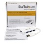 StarTech.com Hub portatile mini USB 3.0 SuperSpeed a 4 porte - Perno e concentratore per Ultrabook USB 3.0 con ca (ST4300MINU3W)