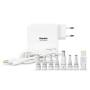 Hamlet Notebook Charger alimentatore universale da 65w per notebook e dispositivi mobili (XPWNB65U)