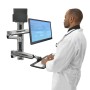 Ergotron 45-359-026 supporto da tavolo per Tv a schermo piatto 106,7 cm (42") Argento (45-359-026)
