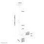 Neomounts by Newstar Supporto da soffitto per schermi LCD/LED (FPMA-C060BLACK)