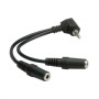 ROLINE 11.09.4441 cavo audio 0,15 m 3.5mm 2 x 3.5mm Nero (RO11.09.4441)