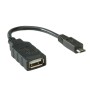 ROLINE 11.02.8311 cavo USB 0,15 m USB 2.0 Micro-USB B USB A Nero (RO11.02.8311)