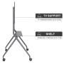 Ewent EW1542 Supporto TV a parete 2,18 m (86") Nero (CEEW1542)