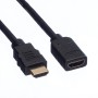 Value 11.99.5575 cavo HDMI 2 m HDMI tipo A (Standard) Nero (RO11.99.5575)