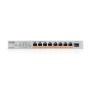 Zyxel XMG-108HP Non gestito 2.5G Ethernet (100/1000/2500) Supporto Power over Ethernet (PoE) (XMG-108HP-EU0101F)