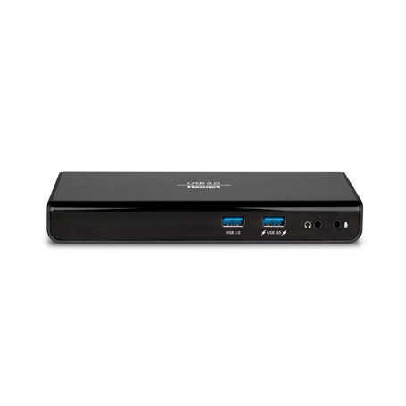 Hamlet Docking Station USB 3.0 Dual Display doppia connessione usb 3.0 type A e type C (HDOCKS300TC)