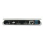 Hamlet Docking Station collega due display HDMI e DP con 4 porte usb 3.0, LAN e audio (HDOCKS500C)