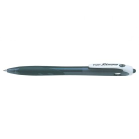 Pilot Rexgrip Nero Penna a sfera retrattile a clip Fine 10 pz (40015)
