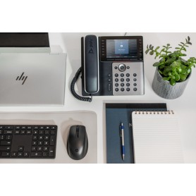 POLY Edge E550 telefono IP Nero 12 linee IPS Wi-Fi (82M91AA)