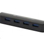 Conceptronic C4PUSB3 hub di interfaccia USB 3.2 Gen 1 (3.1 Gen 1) Type-A 4800 Mbit/s Nero (C4PUSB3-)