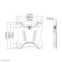 Neomounts by Newstar Select Supporto a parete per TV (NM-W25BLACK)