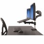 StarTech.com Supporto per singolo Monitor con base per portatile ad altezza regolabile One Touch (ARMUNONB)