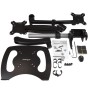StarTech.com Supporto per singolo Monitor con base per portatile ad altezza regolabile One Touch (ARMUNONB)