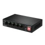 Edimax ES-5104PH V2 switch di rete Fast Ethernet (10/100) Supporto Power over Ethernet (PoE) Nero (ES-5104PH V2)