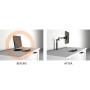 ITB MB0953 supporto da tavolo per Tv a schermo piatto 61 cm (24") Bullone di ancoraggio Nero (MB0953)