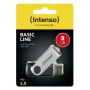 Intenso Basic Line unità flash USB 8 GB USB tipo A 2.0 Nero, Argento (3503460)