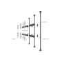 Multibrackets 3637 Supporto per display espositivi 165,1 cm (65") Nero (MB3637)