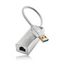 NGS ADATTATORE DI RETE DA USB 3,0 A RJ45 PER PC E LAPTOP, 15cm (HACKER3.0)