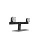 DELL Dual Monitor Stand 68,6 cm (27") Alluminio, Nero (DELL-MDS19)