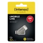 Intenso cMobile Line unità flash USB 64 GB USB Type-A / USB Type-C 3.2 Gen 1 (3.1 Gen 1) Argento (3536490)