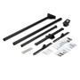 StarTech.com Supporto da soffitto per Televisione a schermo piatto - Multidirezionale - Palo da 2,5m a 2,9m (FPCEILPTBLP)