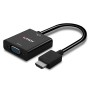 Lindy 38291 cavo e adattatore video 0,1 m HDMI tipo A (Standard) VGA (D-Sub) Nero (38291)