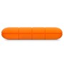 LaCie Rugged Mini disco rigido esterno 2000 GB Arancione, Argento (LAC9000298)