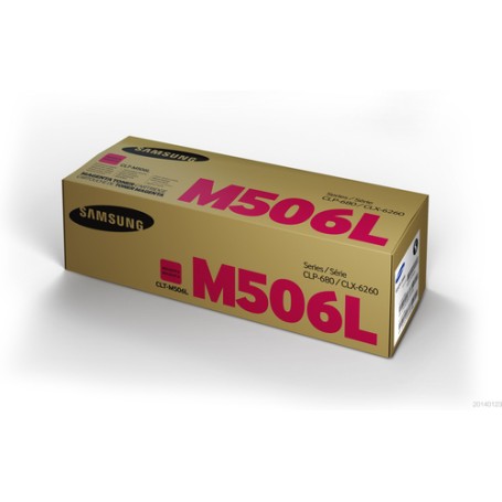 Samsung Cartuccia toner magenta a resa elevata CLT-M506L (SU305A)