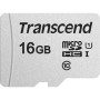 Transcend microSDHC 300S 16GB memoria flash NAND Classe 10 (TS16GUSD300S-A)