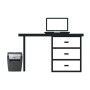 Rexel Momentum X406 distruggi documenti Taglio a particelle Blu, Grigio (2104569EU)