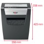 Rexel Momentum X410 distruggi documenti Taglio a particelle Nero, Grigio (2104571EU)