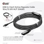 CLUB3D CAC-1405 cavo USB 10 m USB 3.2 Gen 2 (3.1 Gen 2) USB A Nero (CAC-1405)
