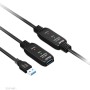 CLUB3D CAC-1405 cavo USB 10 m USB 3.2 Gen 2 (3.1 Gen 2) USB A Nero (CAC-1405)