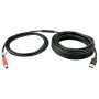 Lindy 42761 cavo USB 10 m USB 2.0 USB A USB B Nero, Rosso (42761-LND)