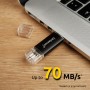 Intenso 3539491 unità flash USB 128 GB USB Type-A / USB Type-C 3.2 Gen 1 (3.1 Gen 1) Antracite (3539491)
