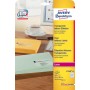 Avery L7560-25 etichetta autoadesiva Rettangolo con angoli arrotondati Permanente Trasparente 525 pz (L7560-25)