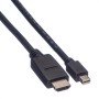 Value 11.99.5791 cavo e adattatore video 2 m Mini DisplayPort Nero (RO11.99.5791)