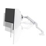 Ergotron HX Series 45-647-216 supporto da tavolo per Tv a schermo piatto 124,5 cm (49") Morsa Bianco (45-647-216)