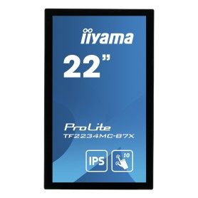 iiyama ProLite TF2234MC-B7X monitor touch screen 54,6 cm (21.5") 1920 x 1080 Pixel Multi-touch Multi utente Nero (TF2234MC-B7X)