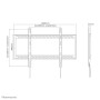 Neomounts by Newstar Supporto a parete per TV (LFD-W1000)