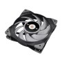 Thermaltake TOUGHFAN 12 Case per computer Ventilatore 12 cm Nero, Grigio 1 pz (CL-F121-PL12GM-A)