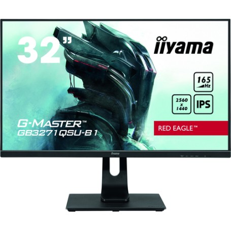 iiyama G-MASTER GB3271QSU-B1 monitor piatto per PC 80 cm (31.5") 2560 x 1440 Pixel Wide Quad HD LED Nero (GB3271QSU-B1)