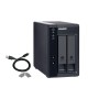 QNAP TR-002 array di dischi Nero (TR-002)