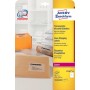 Avery L7567-25 etichetta autoadesiva Rettangolo con angoli arrotondati Permanente Trasparente 25 pz (L7567-25)